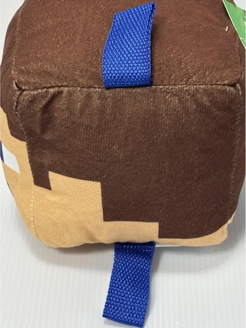 Minecraft Steve Chewy Block Plush, Square Stuffed Dog Toy Mojang NWT